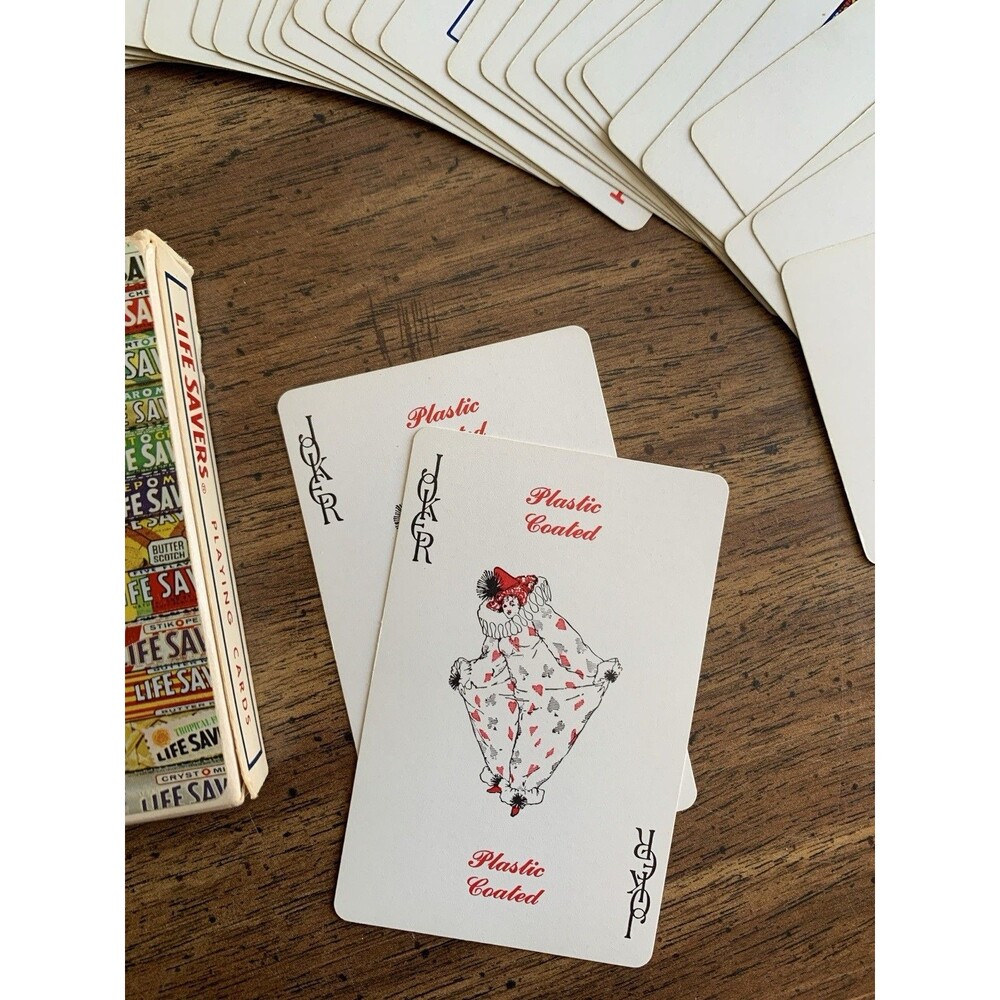Vintage Life Savers Playing Cards Complete Deck 52 and 2 Jokers - Picture 3 of 9